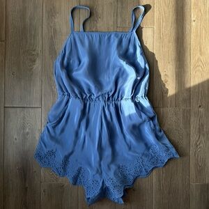 NWT Winston White “Jenna” Romper – Sky Blue – Size L